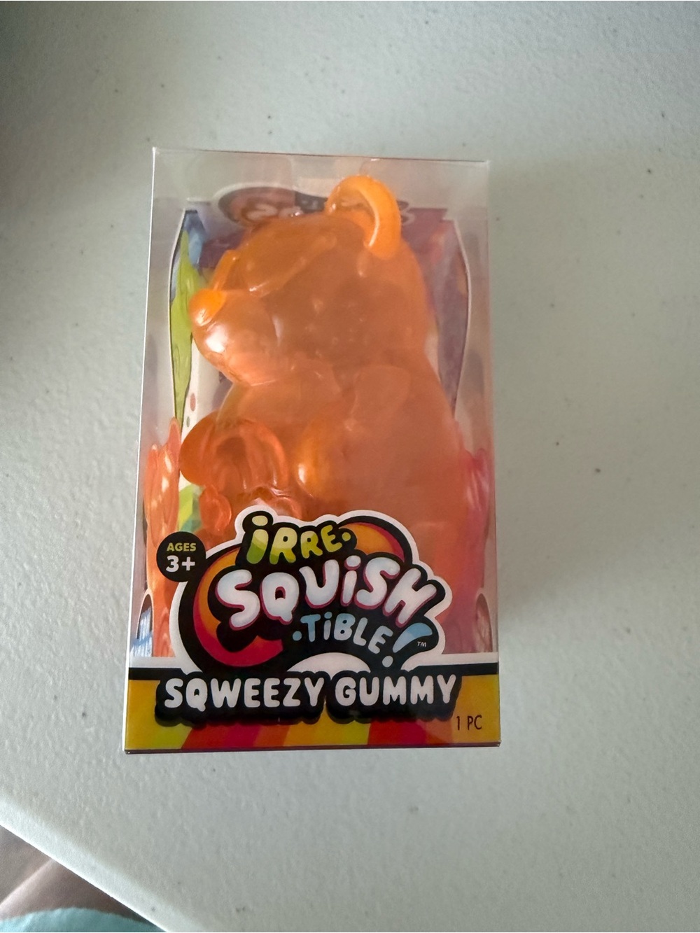Ja-Ru® Irre-Squishtible!™ Sqweezy Gummy Bear - Picture 3 of 4